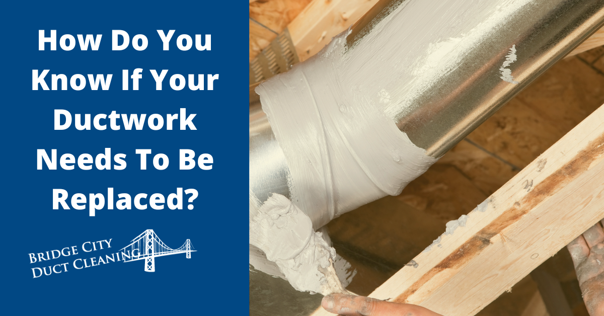 How Do you know if your ductwork needs to be replaced, picture of ductwork